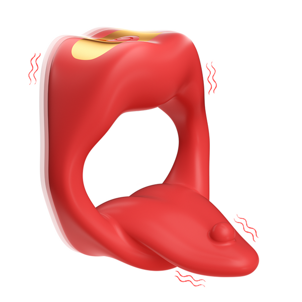 혀 콕링 - 진동 & 커플용 장난감