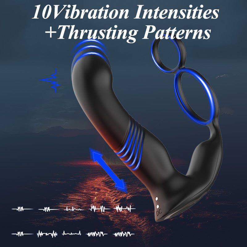 Thrusting Prostate Massager - Tapping & Vibrating Modes