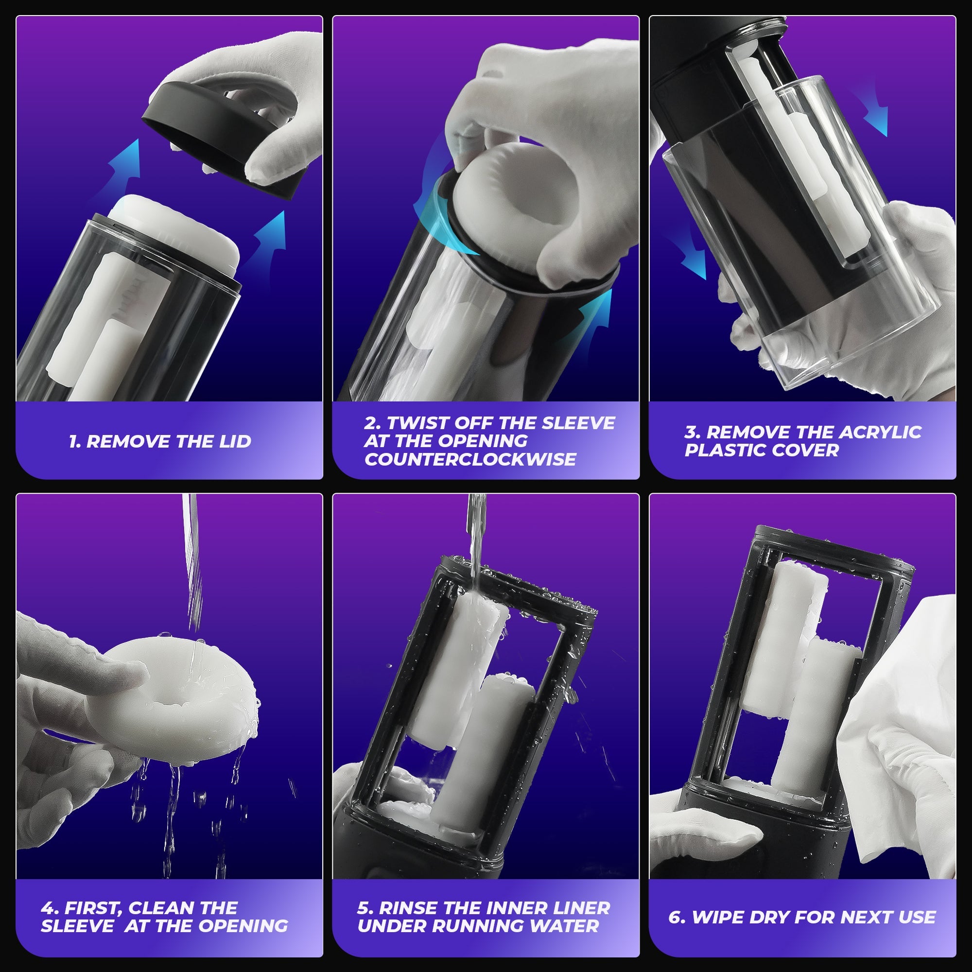 Automatic Male Masturbator with 6 Rubbing Intensities & 2 Heating Levels