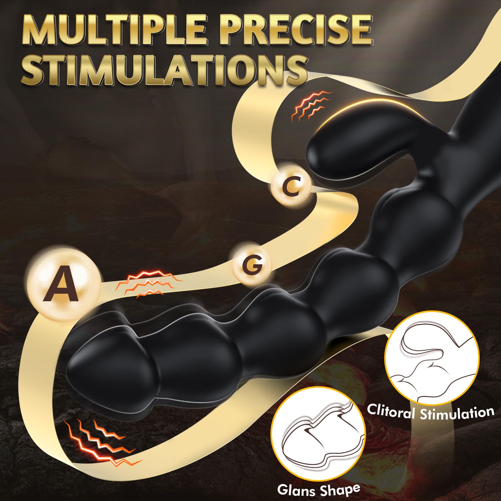 Anal Bead Vibrator - 2 Motors