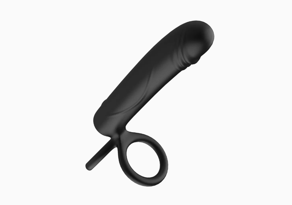 3-in-1 Vibrating Ring with Dildo – Perfect Adult Toy for Couples