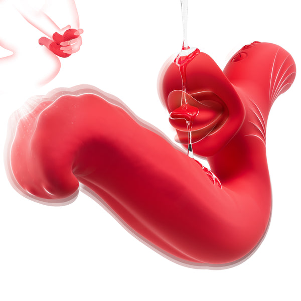 회전 혀 진동기 – 음핵 및 유두 자극용 10가지 모드