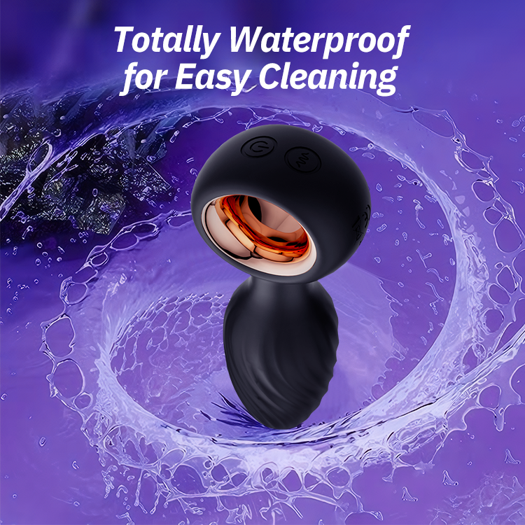 Rotating Anal Butt Blug - Vibration & Handle