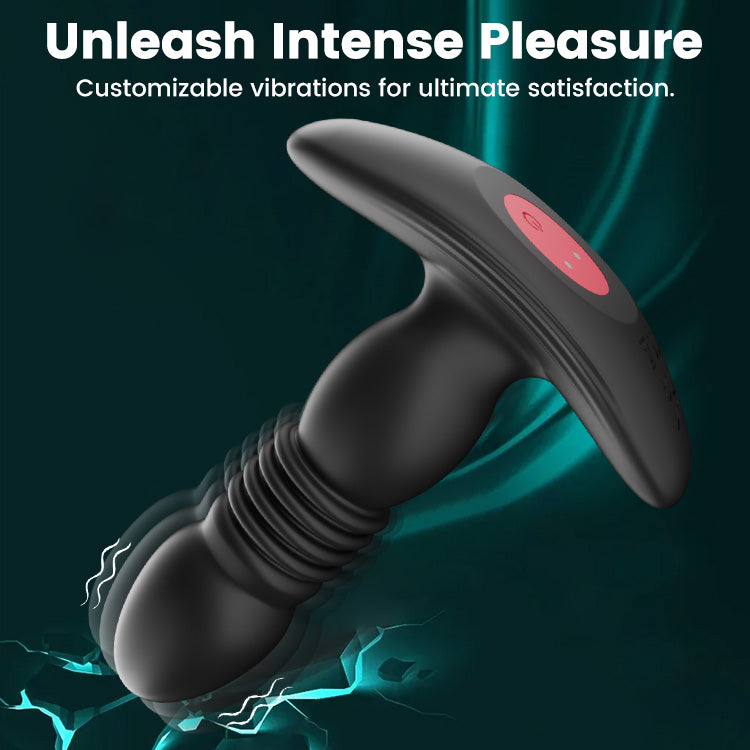 Multi-Speed Expanding Vibrating Anal Plug with Remote Control