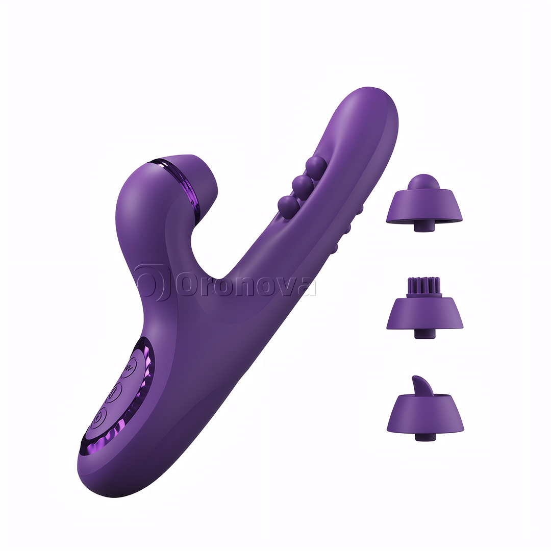3-in-1 Multifunctional Massager|30 Modes & 4Interchangeable Attachments