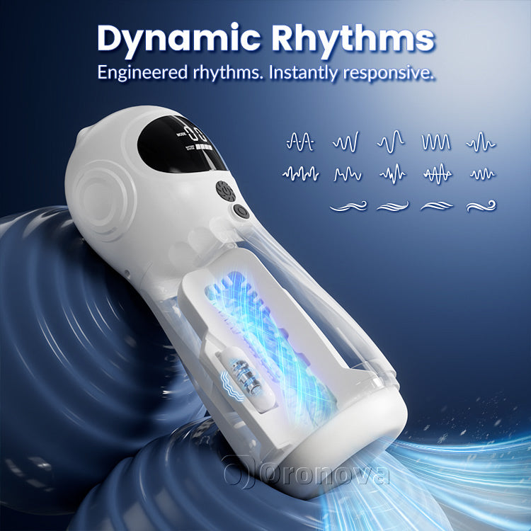 자동 남성 자위기 - 흡입 진동 및 앱 원격 제어