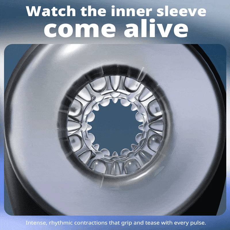 Wearable masturbator, adjustable tightness, remote control