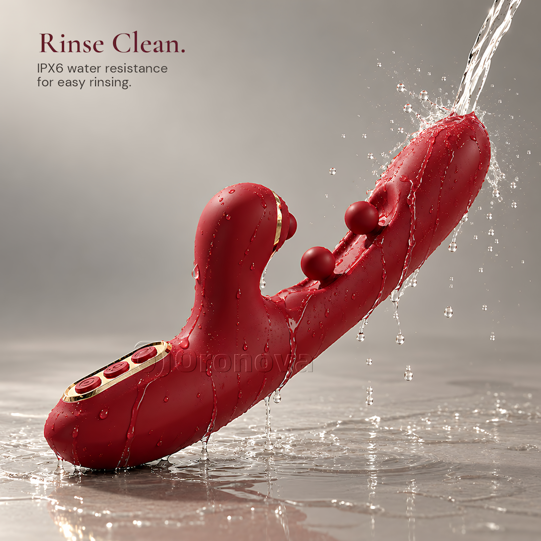 3-in-1 Vibrating Wand with Dual-Ball Pinching & Rhythmic Tapping | 3 Functions, Independent Control
