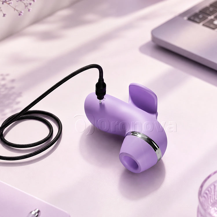 4-in-1 Multi-Function Vibrator | Flapping, Licking, Brushing & Suction Pleasure