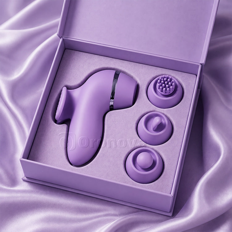 4-in-1 Multi-Function Vibrator | Flapping, Licking, Brushing & Suction Pleasure