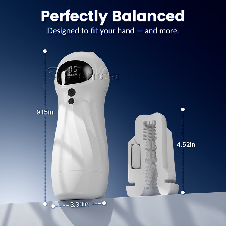 자동 남성 자위기 - 흡입 진동 및 앱 원격 제어