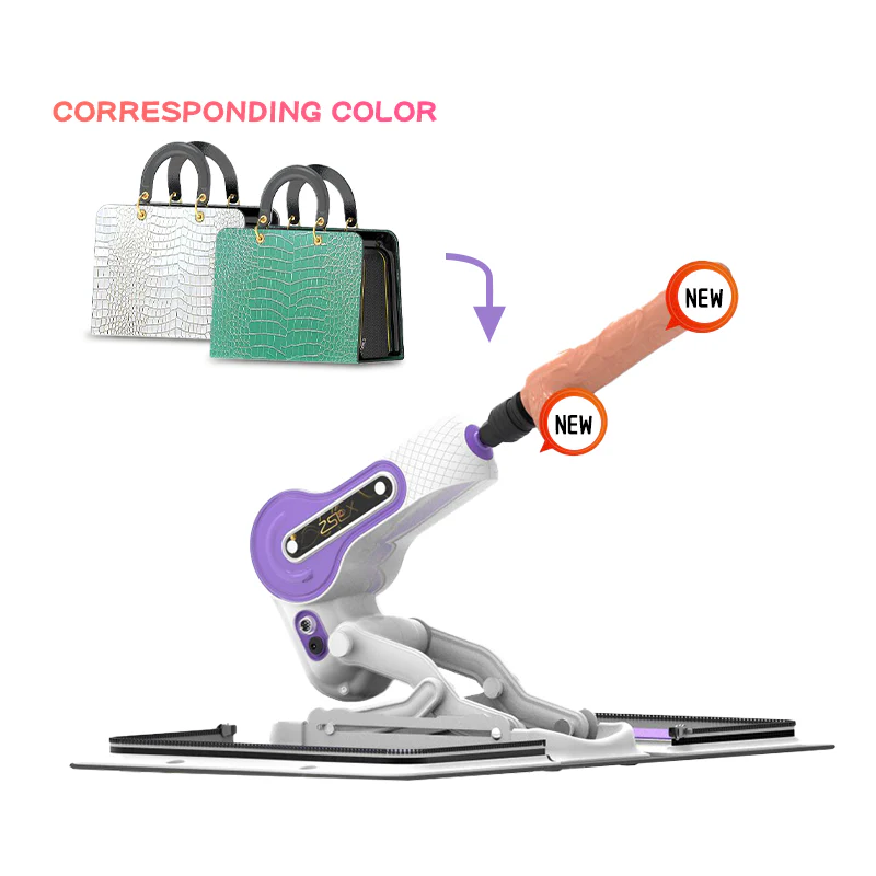 Dildo Machine with Leather Bag & Customizable Speeds