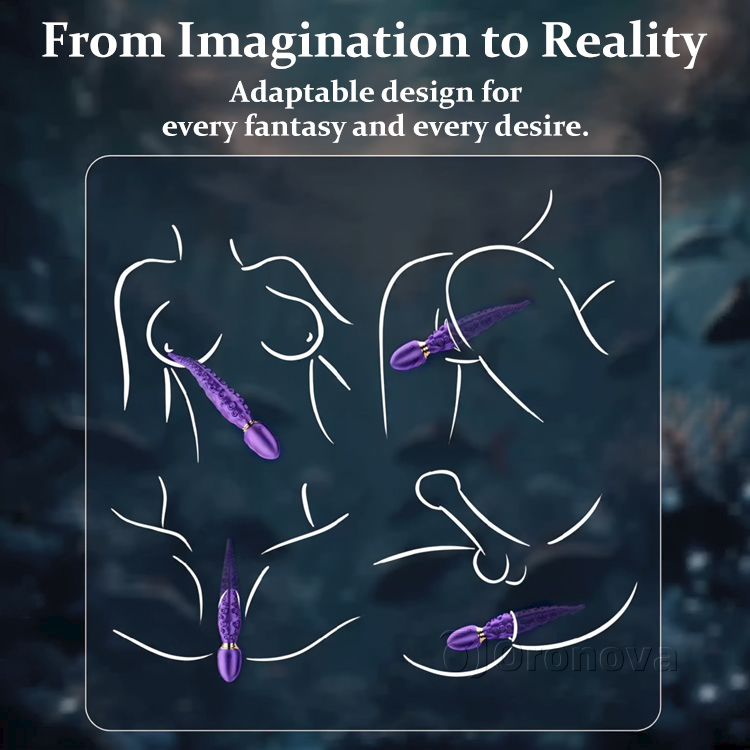 Octopus Tentacle Vibrator – Ideal for G-Spot & Nipple Stimulation