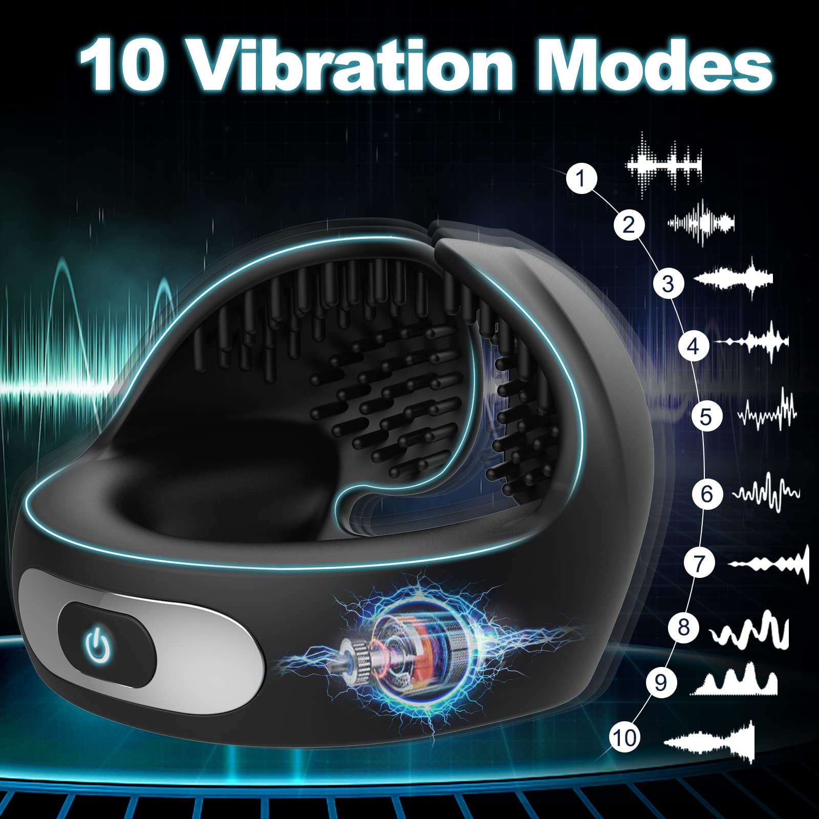 Wearable Vibrating Cock Ring